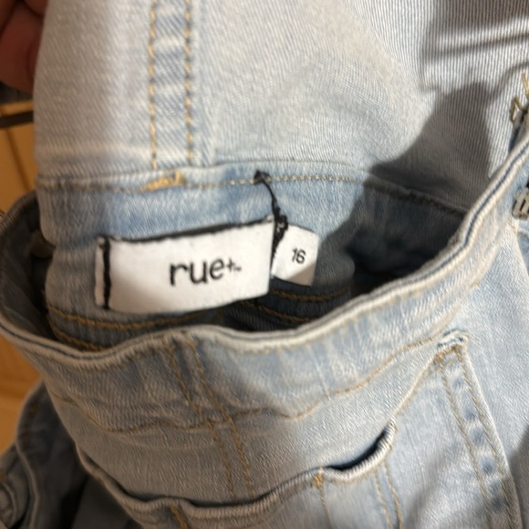 Rue21 light blue denim shortalls - Picture 5 of 5